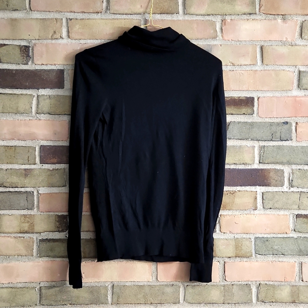 Ann Taylor Turtleneck, XS, black
